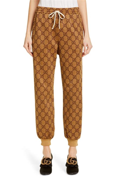 gucci print joggers